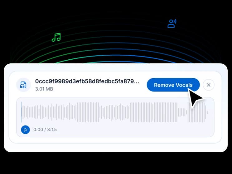 KI-unterstützte Stimmentfernung