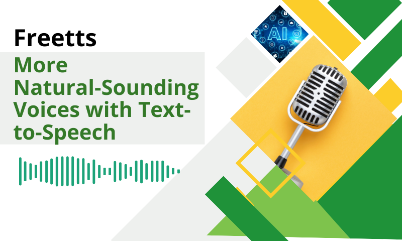 Freetts: More Natural-Sounding Voices with Text-to-Speech